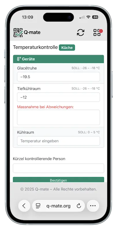 Formular Beispiel
